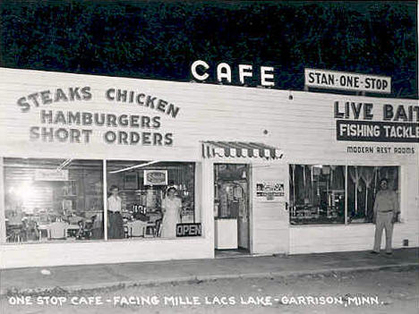 One Stop Cafe, Garrison Minnesota, 1954
