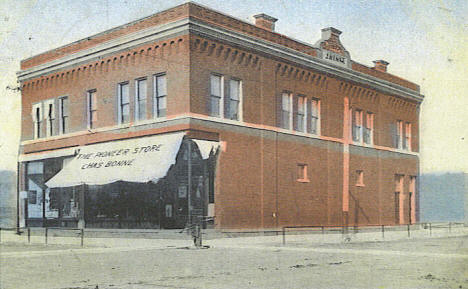 J. Henke Block and the Pioneer Store, Gaylord Minnesota, 1909