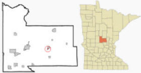 Location of Genola, Minnesota