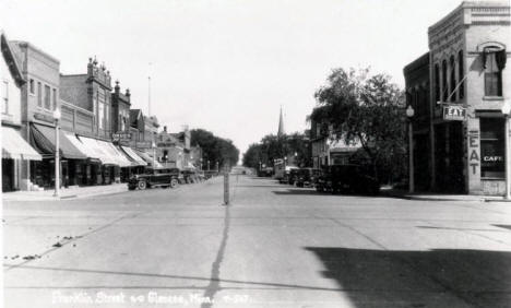 Franklin Street, Glencoe Minnesota, 1930's