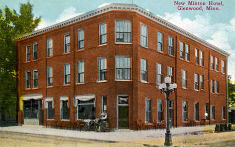 New Minton Hotel, Glenwood Minnesota, 1905