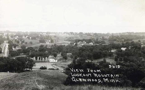 View of Glenwood from Lookout Mountain, 1932