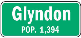 Glyndon Minnesota population sign