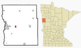 Location of Glyndon, Minnesota