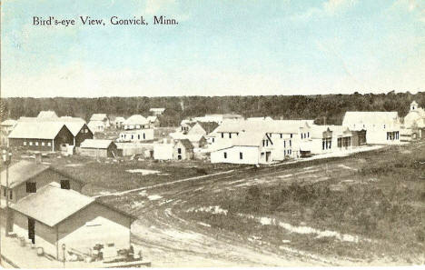 Birds eye view, Gonvick Minnesota, 1915