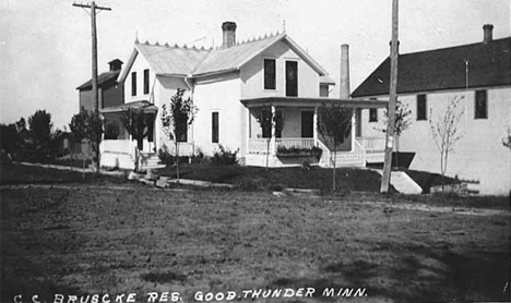 C.C. Bruscke house, Good Thunder Minnesota, 1910