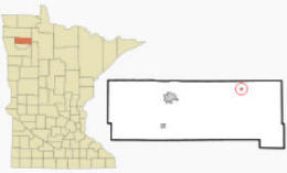 Location of Goodridge, Minnesota