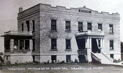 Western Minnesota Hospital, Graceville Minnesota, 1916