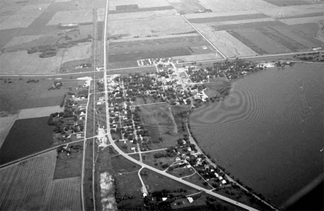 Aerial view, Graceville Minnesota, 1973
