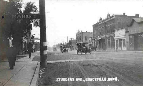 Studdart Avenue, Graceville Minnesota, 1910's