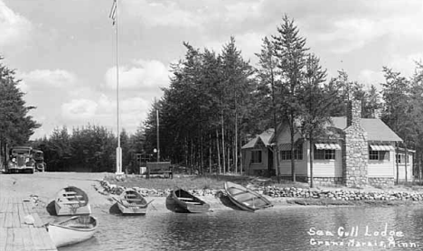 Sea Gull Lodge near Grand Marais Minnesota, 1935