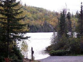 East Bearskin Campground in Superior National Forest near Grand Marais Minnesota
