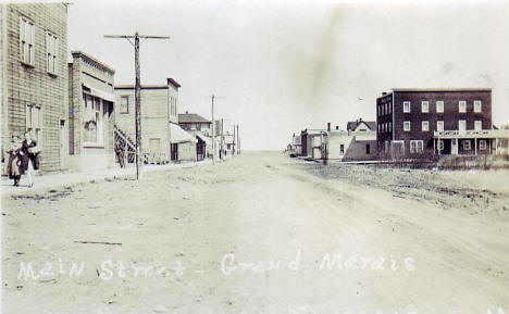 Main Street, Grand Marais Minnesota, 1910's