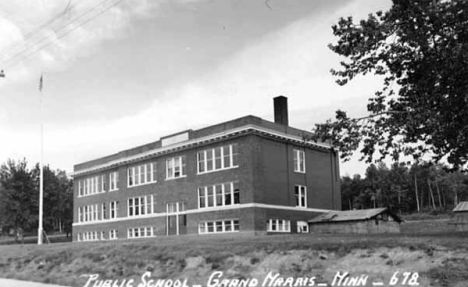 Public school, Grand Marais Minnesota 1930