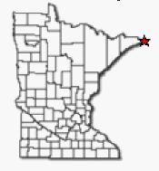 Location of Grand Portage in Minnesota
