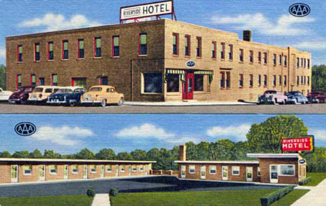 Riverside Hotel, Grand Rapids Minnesota, 1955