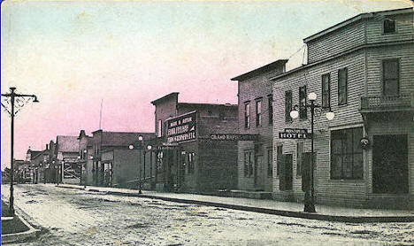 Third Street, Grand Rapids Minnesota, 1912