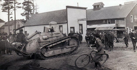 WWI Army Tank, Grand Rapids Minnesota, 1917