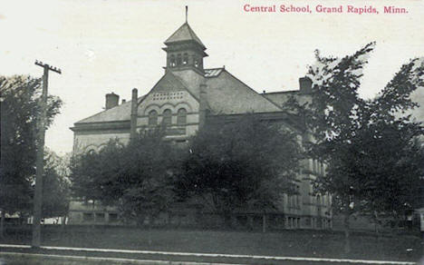 Central School, Grand Rapids Minnesota, 1910