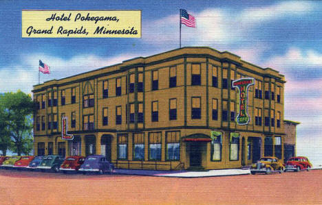 Hotel Pokegama, Grand Rapids Minnesota, 1940's?