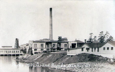 Paper Mill, Grand Rapids Minnesota, 1920's