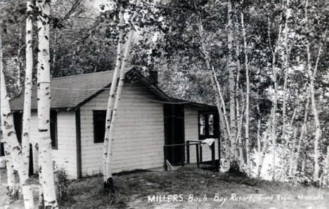 Miller's Birch Bay Resort, Grand Rapids, Minnesota, 1950's.