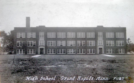 High School, Grand Rapids Minnesota, 1930's