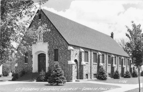 St. Andrew's Catholic Church, Granite Falls Minnesota, 1950's