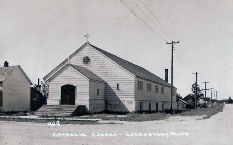 Catholic Church, Greenbush Minnesota, 1950's