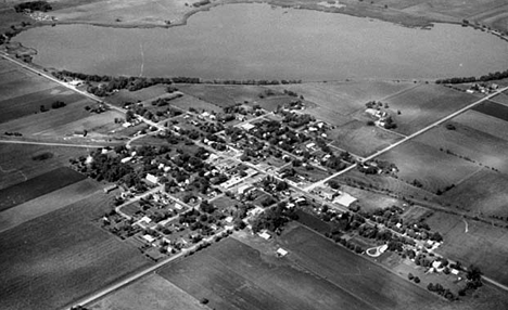 Aerial view, Grey Eagle Minnesota, 1969