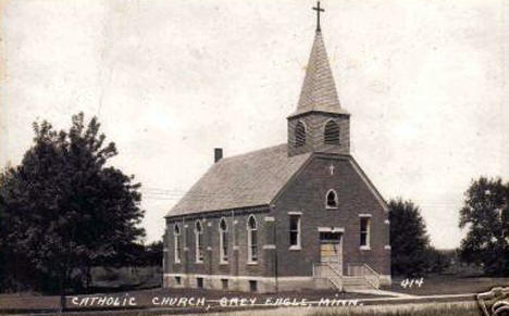Catholic Church, Grey Eagle Minnesota, 1940's?