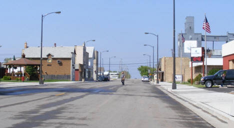 Street scene, Hallock Minnesota, 2008