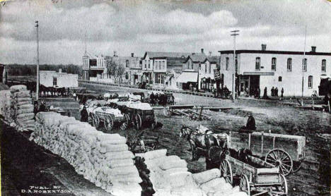 Market Day, Hallock Minnesota, 1910's?