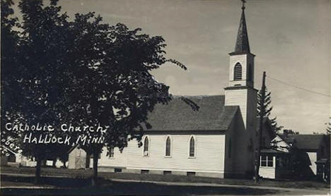 Catholic Church, Hallock Minnesota, 1920's