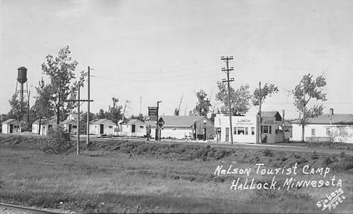 Nelson Tourist Camp, Hallock Minnesota, 1940's?