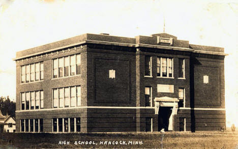 High School, Hancock Minnesota, 1915