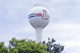 Hanley Falls Minnesota water tower