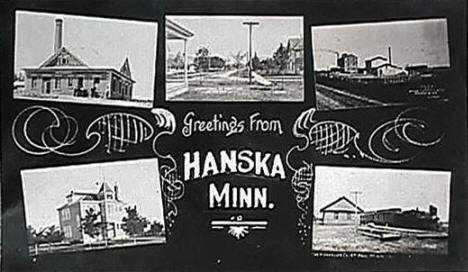 Greetings from Hanska Minnesota, 1911