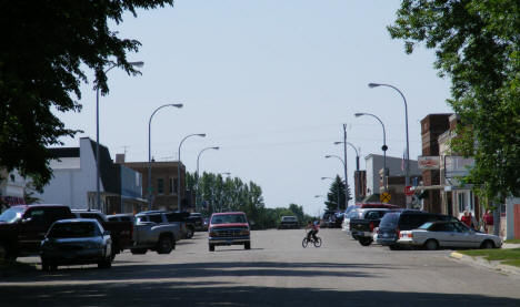 Street scene, Hawley Minnesota, 2008