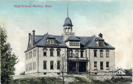 High School, Hawley Minnesota, 1908