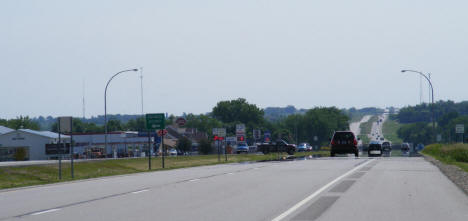 Street scene on Highway 2, Hawley Minnesota, 2008