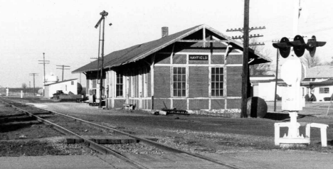 Railroad Depot, Hayfield Minnesota, 1966
