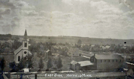 East side, Hayfield Minnesota, 1909