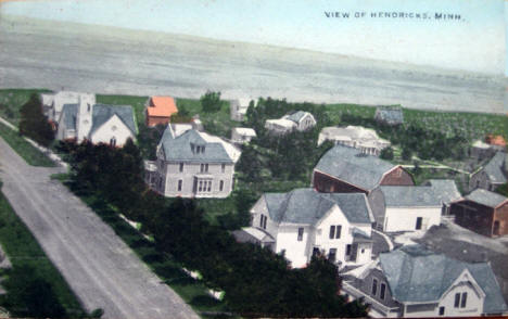 View of Hendricks Minnesota, 1910's