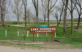 Lake Hendricks Campgrounds, Hendricks Minnesota