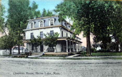 Chapman House, Heron Lake Minnesota, 1910