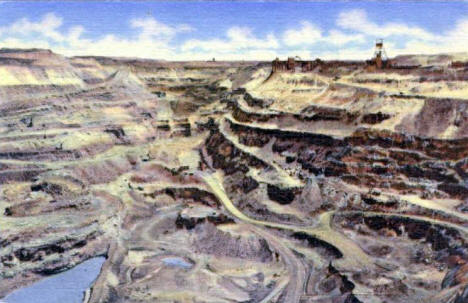 Webb-Susquehanna-Weggum Iron Ore Mines, Hibbing Minnesota, 1953