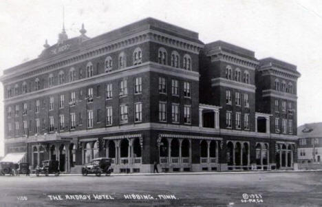 The Androy Hotel, Hibbing Minnesota, 1921