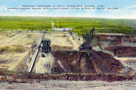 South Agnew Mine, Hibbing Minnesota, 1940's
