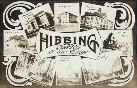 Multiple views, Hibbing Minnesota, 1909